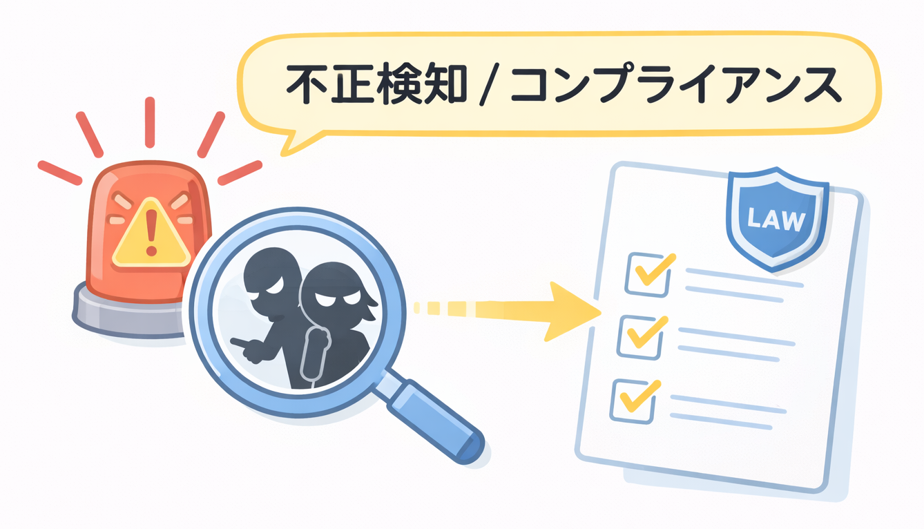 不正リスクを低減