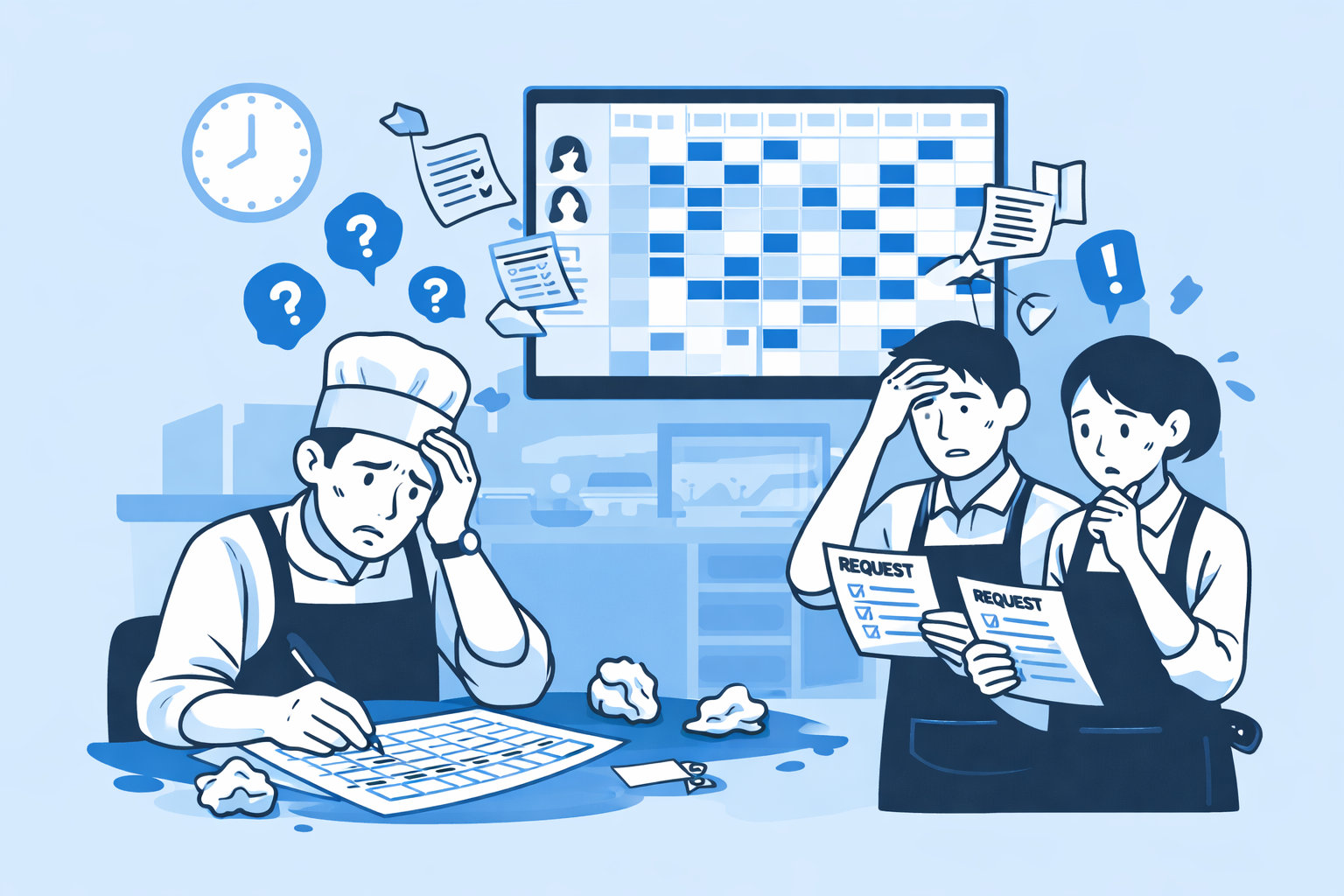 シフトの悩み１