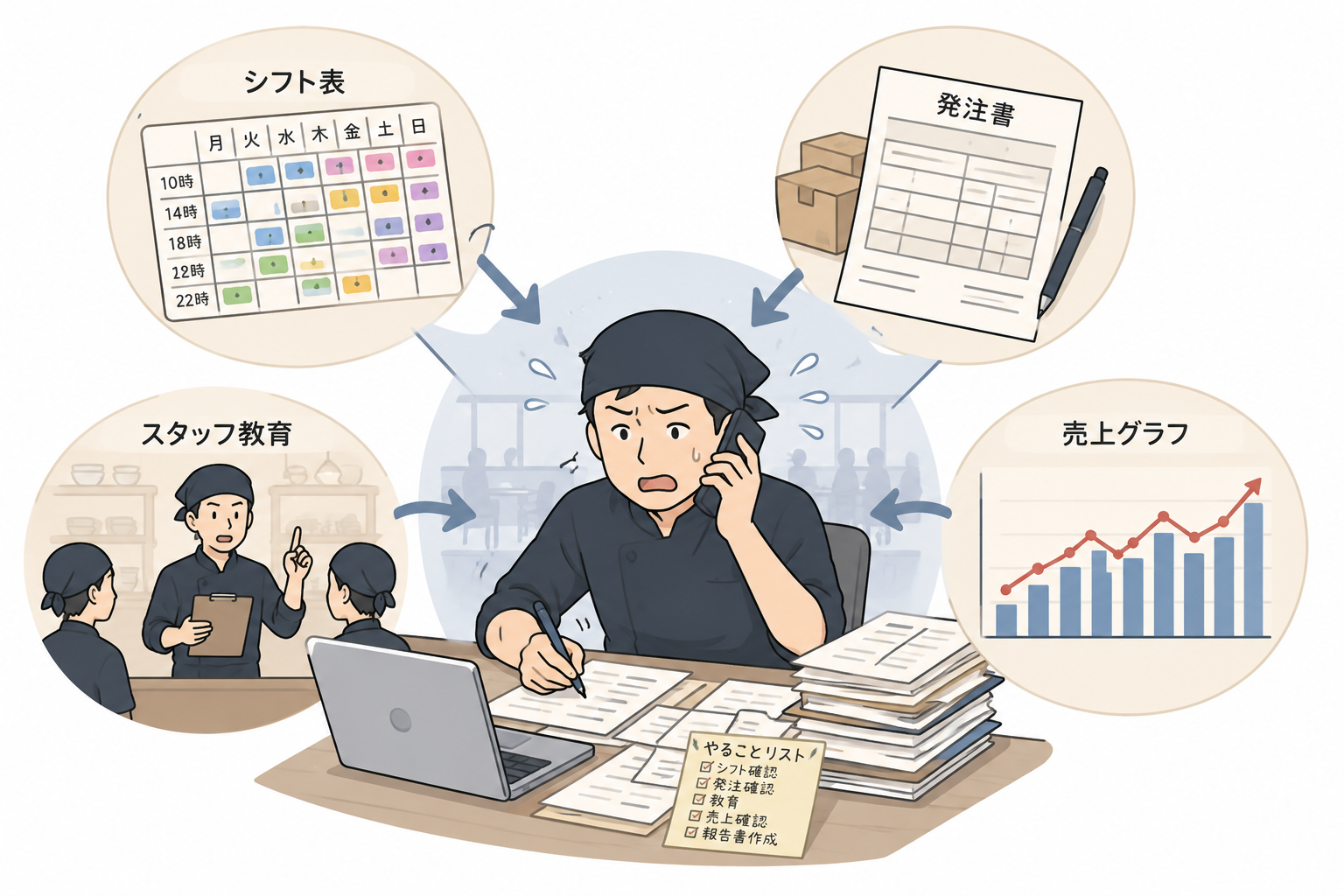 店長依存の状態