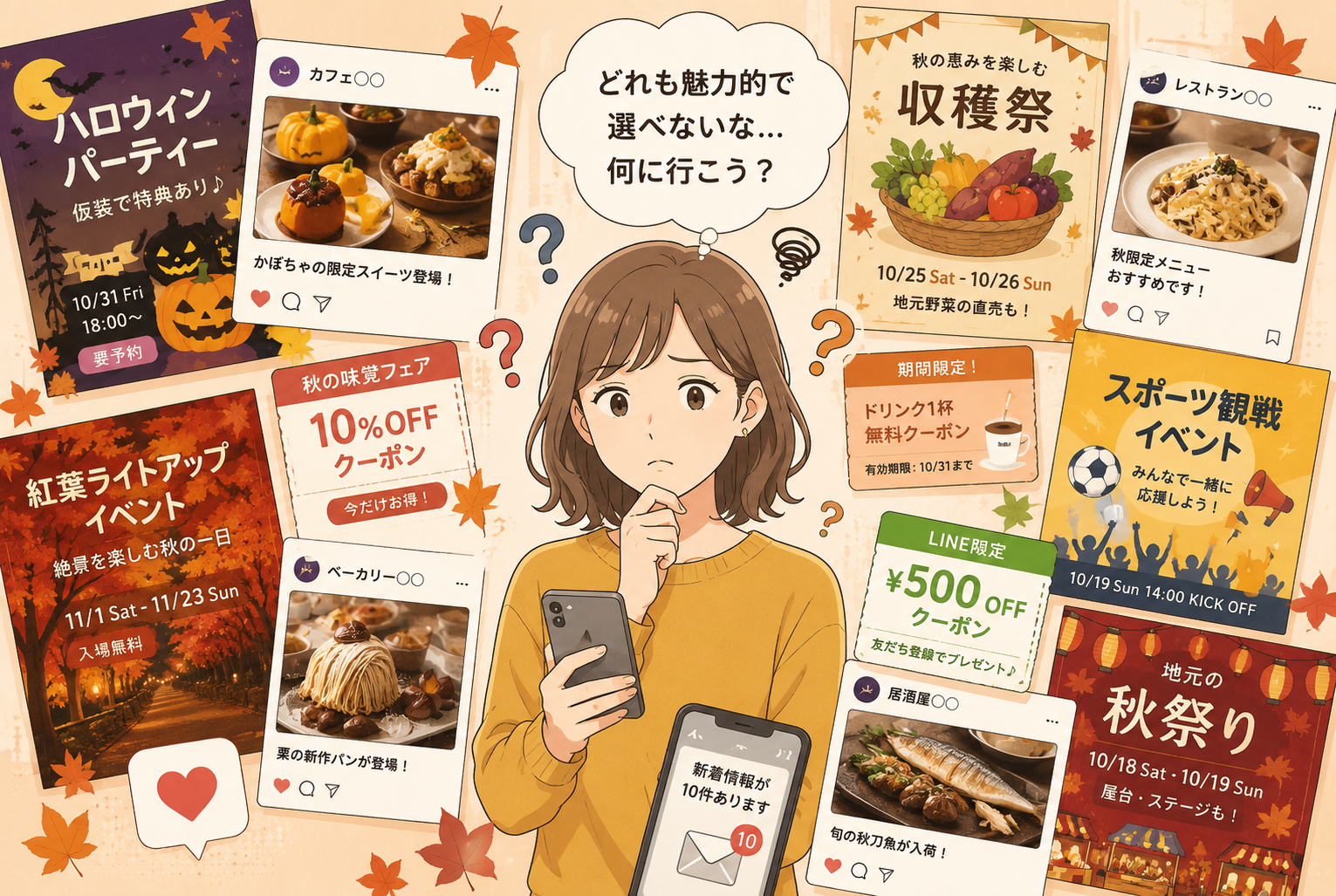SNSの告知から予約までの導線が分断されている状態