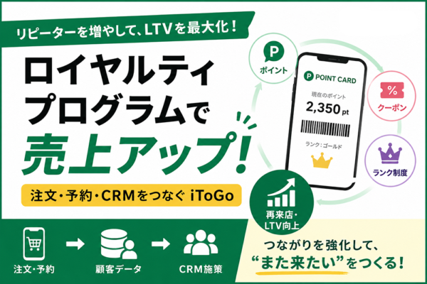 ロイヤルティプログラムとは？外食チェーンのリピーター育成とLTV向上の設計方法